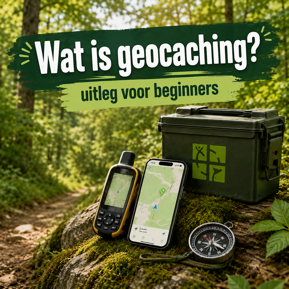 Wat is geocaching, uitleg voor beginners met GPS, smartphone en geocache