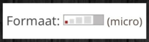 formaat micro