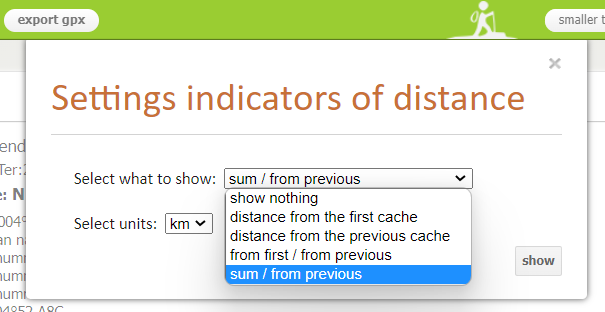 Uitleg other settings
instellen menu