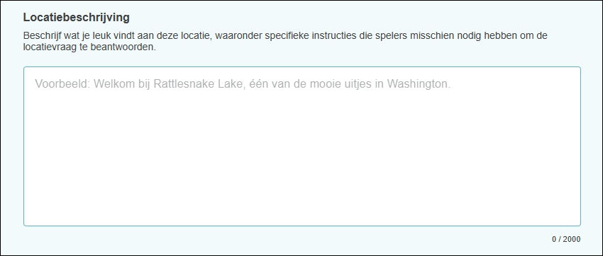 Beschrijving Labcache locatie
