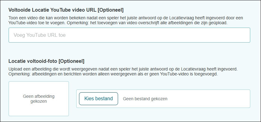 Voltooide locatie