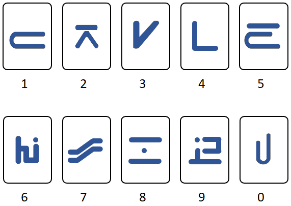 Visitor Alfabet script