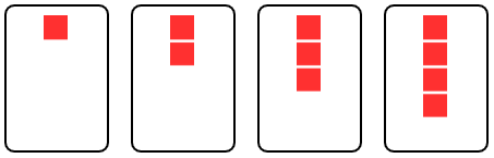 Krempel code Cutter code voorbeeld gekleurde blokjes