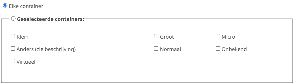 Aanpassen pocket query
