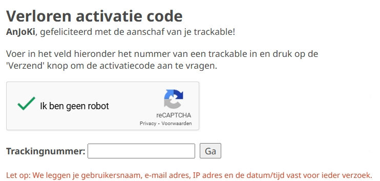 activatie code
