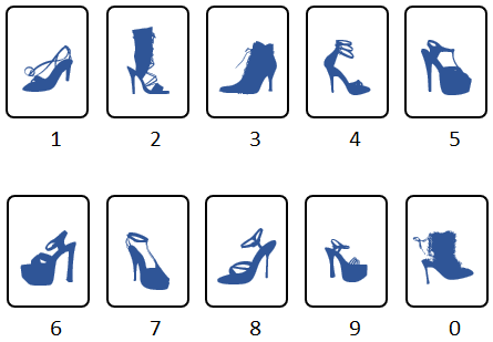 Fetish cijfers Schoenen