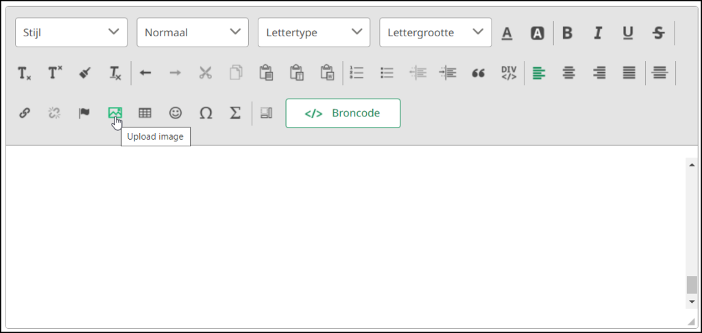 Tekst editor geocaching webpagina