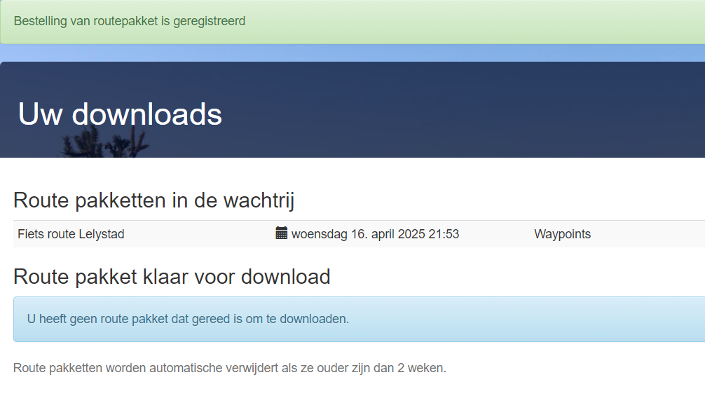 Downloads overzicht