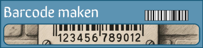 Barcode maken genereren generator
