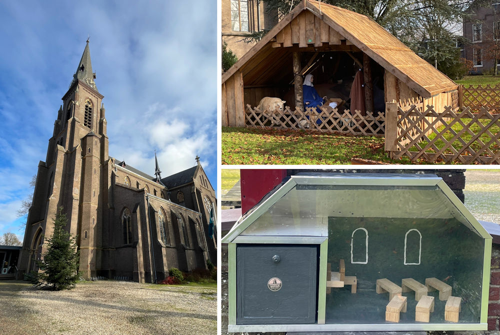 Kerk met kerststal tijdens de GeoTour