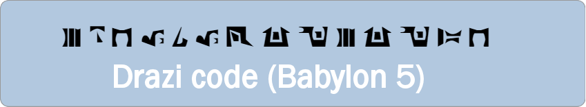 Drazi codetabel Babylon 5 taal