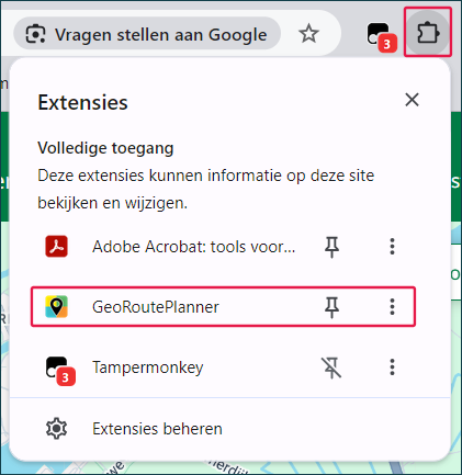 Klik op het punaise/pin-icoon.